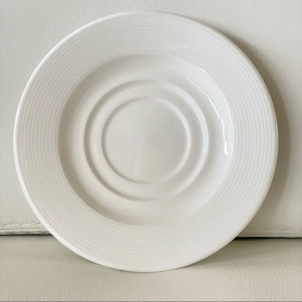 New in Box DUDSON 24 Pieces (2 Dozen) EP205 6.25”Round Evo Plate - Ceramic Pearl